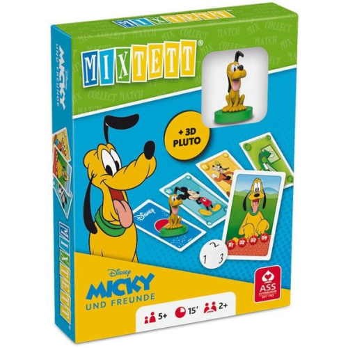 ASS Altenburger Spielkarten - Mixtett - Disney Mickey Mouse & Friends Set 2, Pluto