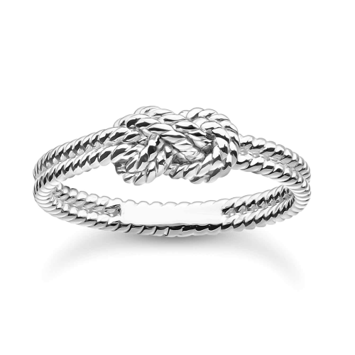 Thomas Sabo TR2399-001-21 Damenring Seil mit Knoten