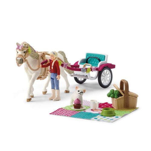 Schleich Horse Club 42467 - Kutsche für Pferdeshow, Spielset