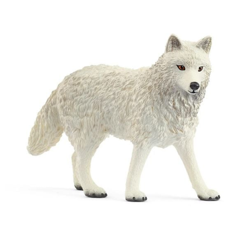 Schleich 14880 - Wild Life, Polarwolf, Tierfigur, Höhe: 6,1 cm