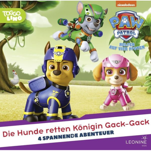 PAW Patrol CD 42. Die Hunde retten Königin Gack-Gack.