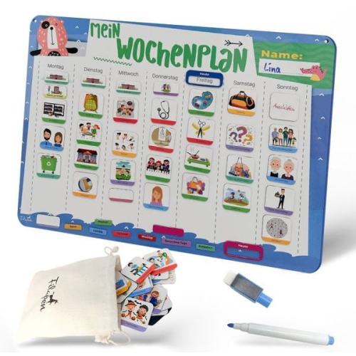 Filapen Wochenplaner Magnettafel