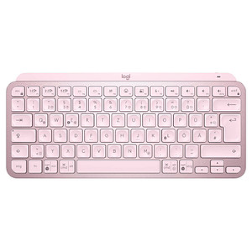 Logitech MX Keys Mini Tastatur kabellos rosa