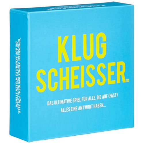 KLUGSCHEISSER - das ultimative Spiel für alle, die auf (fast) alles eine Antwort haben...