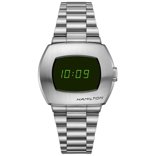 Hamilton H52414131 Armbanduhr PSR Digital Quarz Stahl Grün