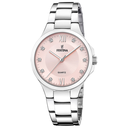 Festina F20582/2 Damen-Armbanduhr Stahl/Roséfarben