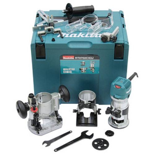 makita RT0702CX2J Oberfräse 710 W