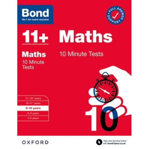 Bond 11 Sarah Lindsay - Bond 11+: Bond 11+ 10 Minute Tests Maths 9-10 years: For 11+ GL assessment and Entrance Exams