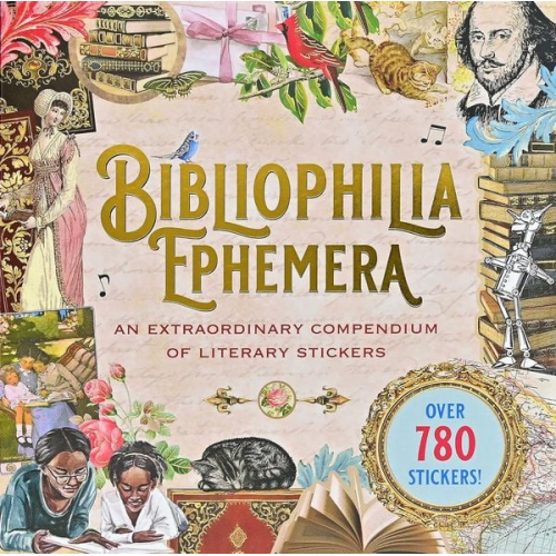 Bibliophelia Ephemera Sticker Book (Over 780 Stickers)