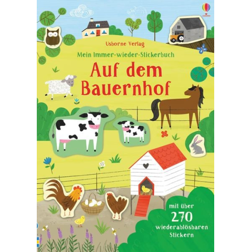 Mein Immer-wieder-Stickerbuch: Auf dem Bauernhof