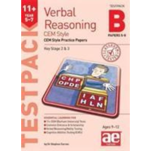 Stephen C. Curran Katrina MacKay - 11+ Verbal Reasoning Year 5-7 CEM Style Testpack B Papers 5-8