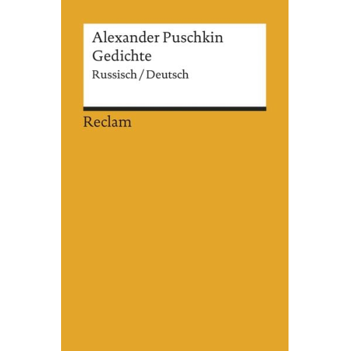 Alexander Puschkin - Gedichte. Russisch/Deutsch