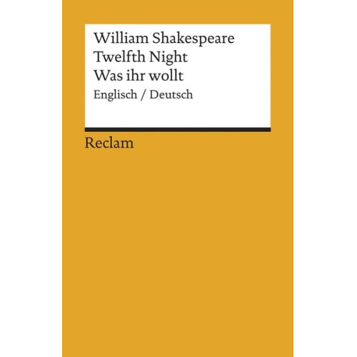 William Shakespeare - Twelfth Night / Was ihr wollt