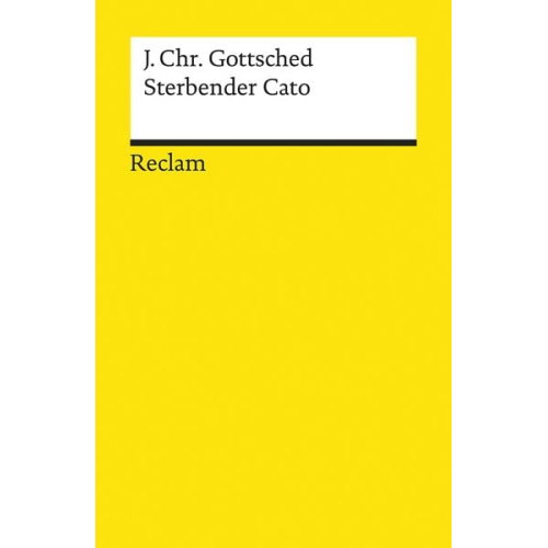 Johann Christoph Gottsched - Sterbender Cato