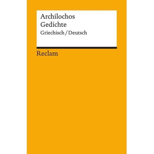 Archilochos - Gedichte