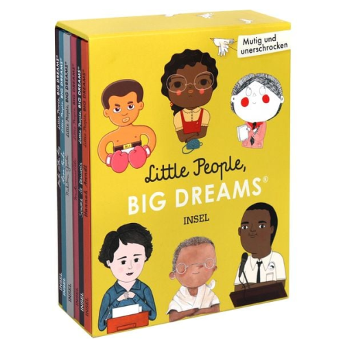 María Isabel Sánchez Vegara Lisbeth Kaiser - Little People, Big Dreams: Mutig und unerschrocken (Geschenkbox mit 6 Bänden)