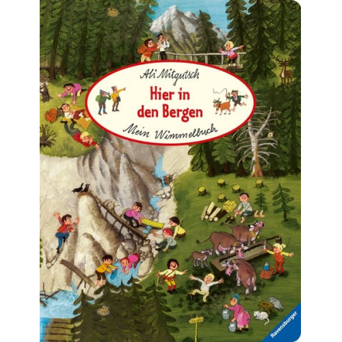 Ravensburger - Mein Wimmelbuch: Hier in den Bergen