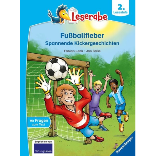 Ravensburger - Leserabe - 2. Lesestufe: Fußballfieber, Spannende Kickergeschichten