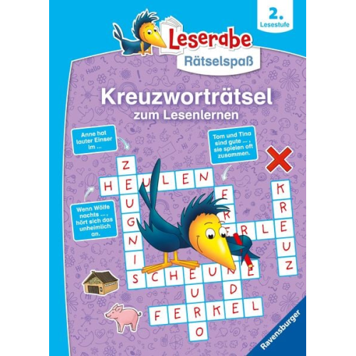 Ravensburger - Leserabe: Kreuzworträtsel zum Lesenlernen - 2. Lesestufe