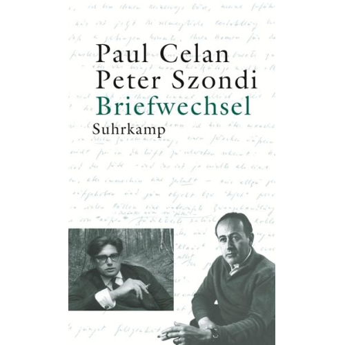 Paul Celan Peter Szondi - Briefwechsel