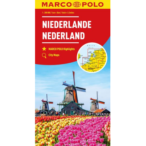 Marco Polo - MARCO POLO Regionalkarte Niederlande 1:200.000