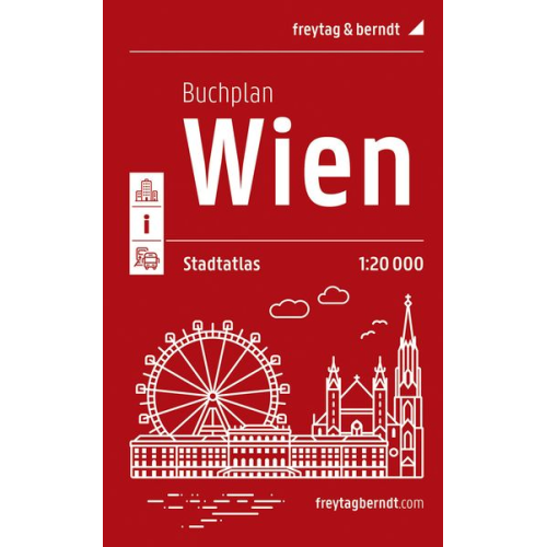 Wien, Buchplan, Städteatlas 1:20.000, freytag & berndt