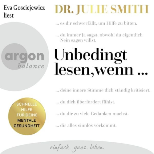 Julie Smith - Unbedingt lesen, wenn ...