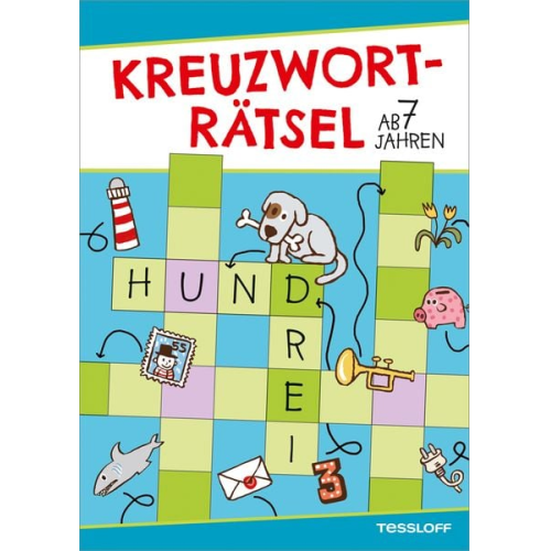 Die Rätselschmiede Christine Reguigne - Kreuzworträtsel ab 7 Jahren (Blau/Hund)