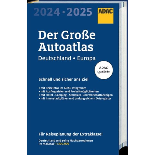 ADAC Der Große Autoatlas 2024/2025 Deutschland und seine Nachbarregionen 1:300.000