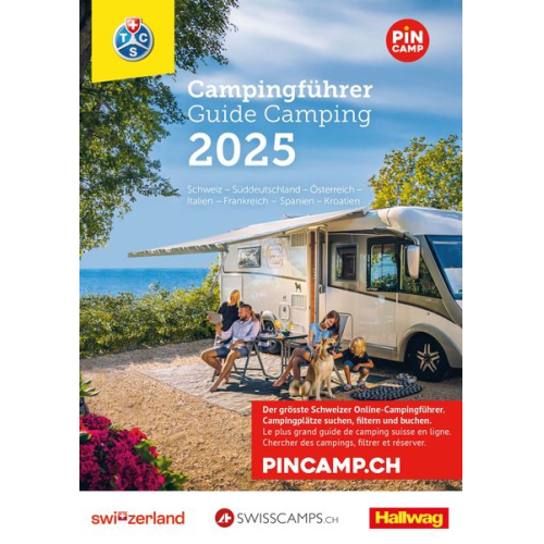 Hallwag TCS Campingführer Schweiz - Europa 2025