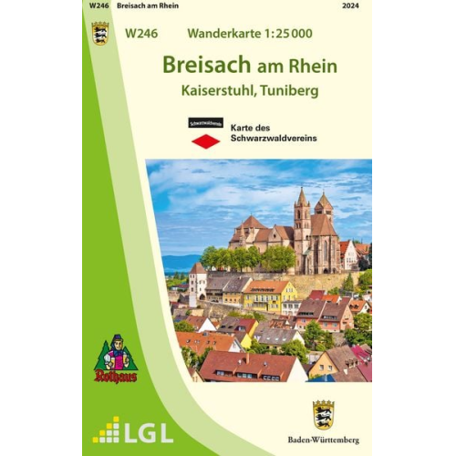 W246 Wanderkarte 1:25 000 Breisach am Rhein