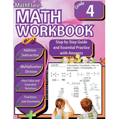 Mathflare Publishing - MathFlare - Math Workbook 4th Grade