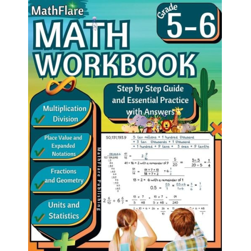 Mathflare Publishing - MathFlare - Math Workbook 5th and 6th Grade