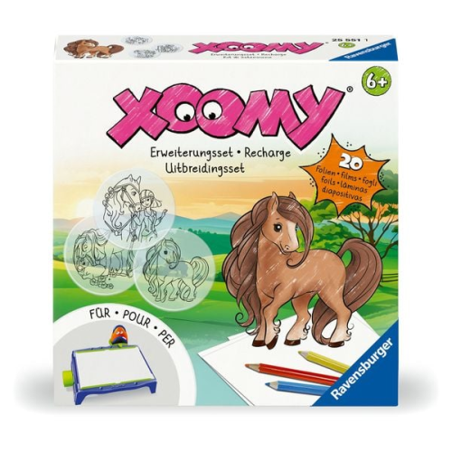 Ravensburger 25551 - Xoomy Refill Pferde, Erweiterungsset