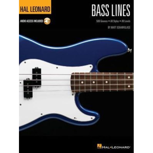 Matt Scharfglass - Bass Lines - Hal Leonard Bass Method Book/Online Audio