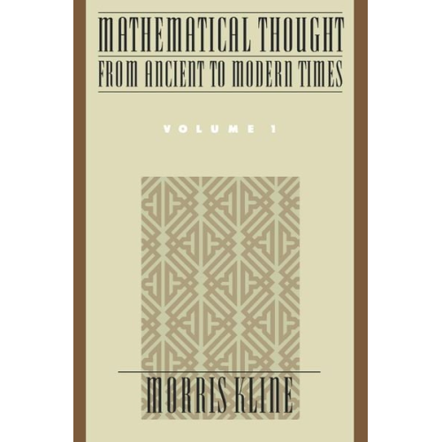 Morris Kline - Mathematical Thought from Ancient to Modern Times