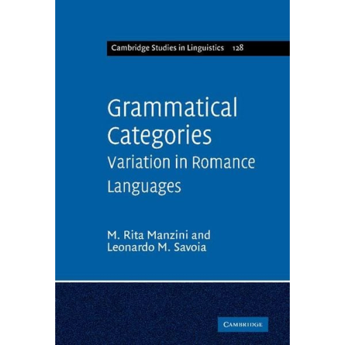 M. Rita Manzini Leonardo Maria Savoia - Grammatical Categories