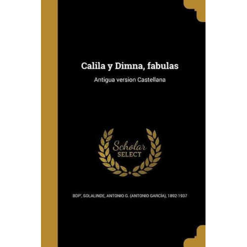 Calila y Dimna, fabulas