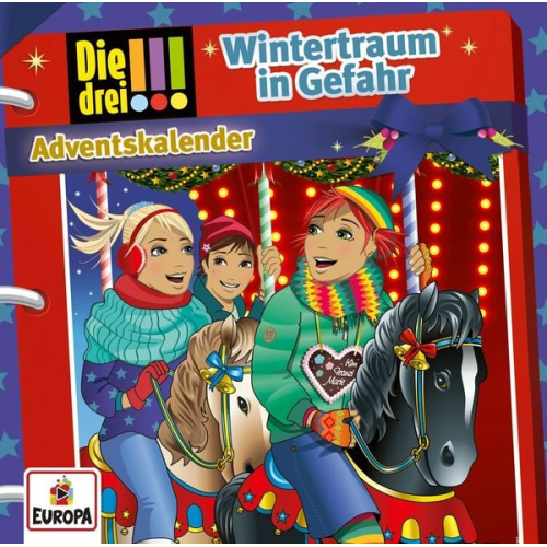 Mira Sol - Die drei !!! - Wintertraum in Gefahr (2 Audio-CD's) - Adventskalender