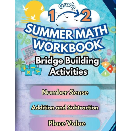 Summer Bridge Building - Summer Math Workbook | 1-2 Grade Bridge Building Activities