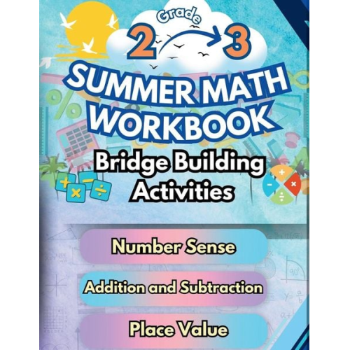 Summer Bridge Building - Summer Math Workbook | 2-3 Grade Bridge Building Activities