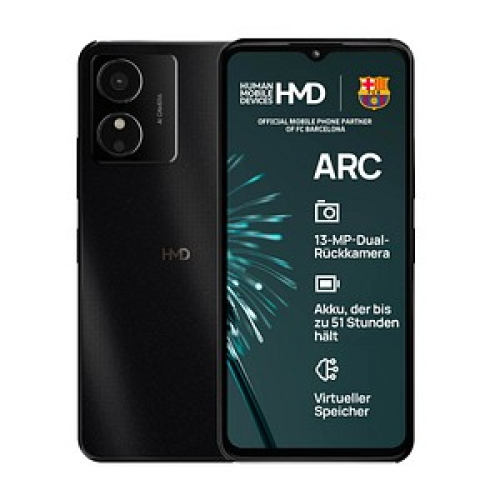 HMD Arc Smartphone shadow black 64 GB