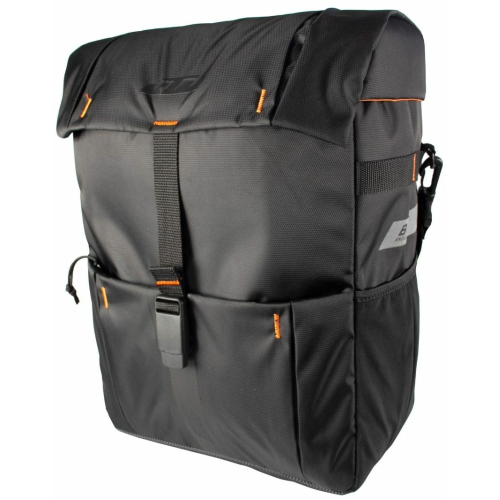 KTM COMMUTE CARRIER BAG DOUBLE BLACK / ORANGE, 38 L Tasche schwarz