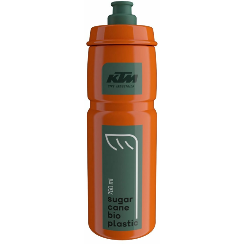 KTM BOTTLE NATURE ECO 750ML ORANGE/GREEN Trinkflasche orange