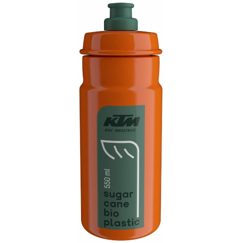 KTM BOTTLE NATURE ECO 550ML ORANGE/GREEN Trinkflasche orange