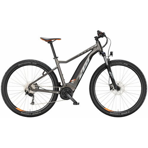 KTM MACINA RIDE 591 L, 9 Gang Kettenschaltung, Herrenfahrrad, Diamant, Modell 2025, 29 Zoll 48 cm machine grey (silver+orange)