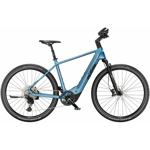 KTM MACINA CROSS CX 810, 11 Gang Kettenschaltung, Herrenfahrrad, Diamant, Modell 2025, 28 Zoll 60 cm steel blue matt (black+silver)