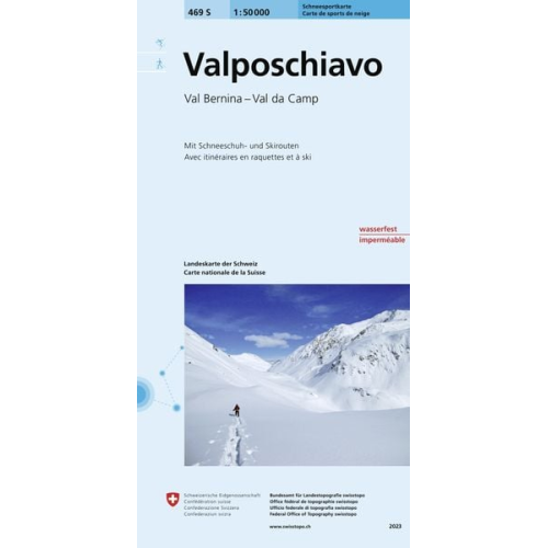 Swisstopo 1 : 50 000 Val Poschiavo