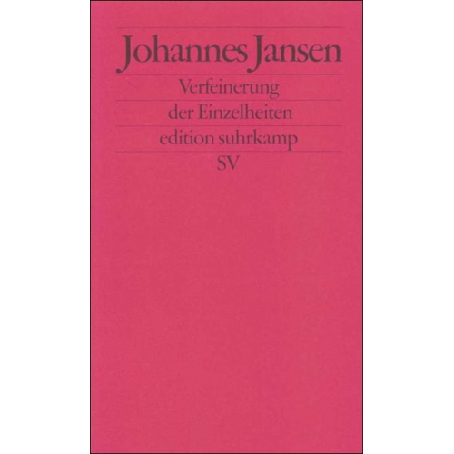 Johannes Jansen - Jansen: Verfeinerung