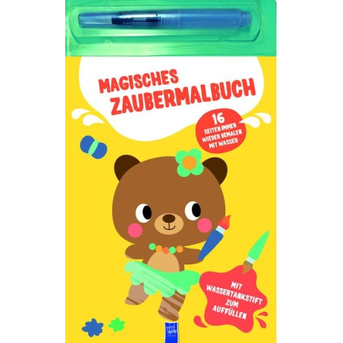 Magisches Zaubermalbuch - Gelb (Bär)